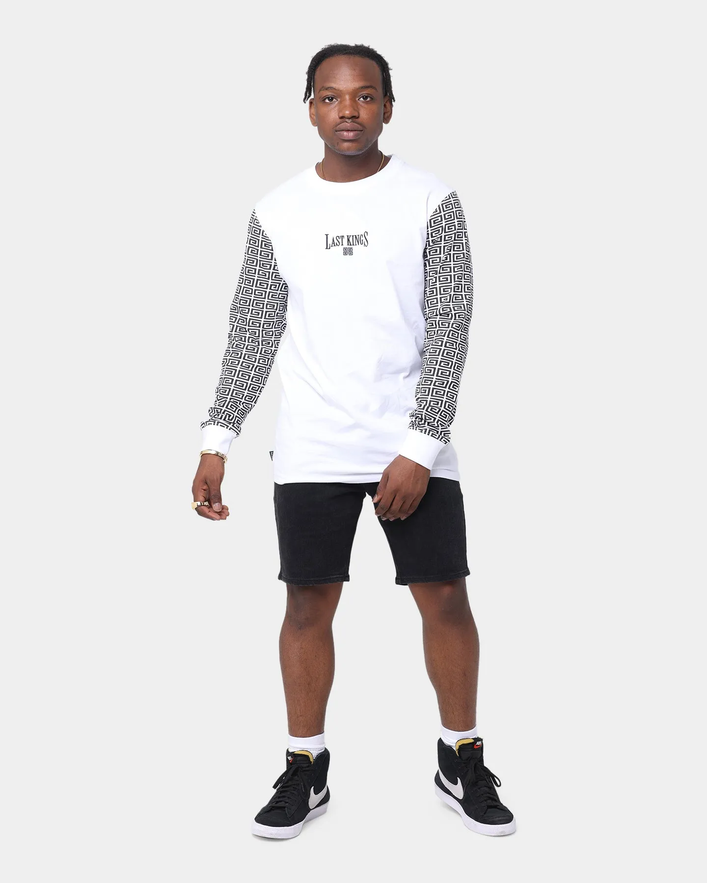 Last Kings King Denim Shorts Black