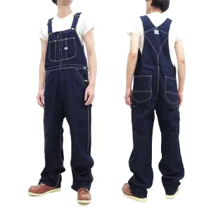 Lee Overalls Men's Casual Fashion Bib Overall High-Back LM7254 LM7254-2100 Rince Deep Blue Indigo