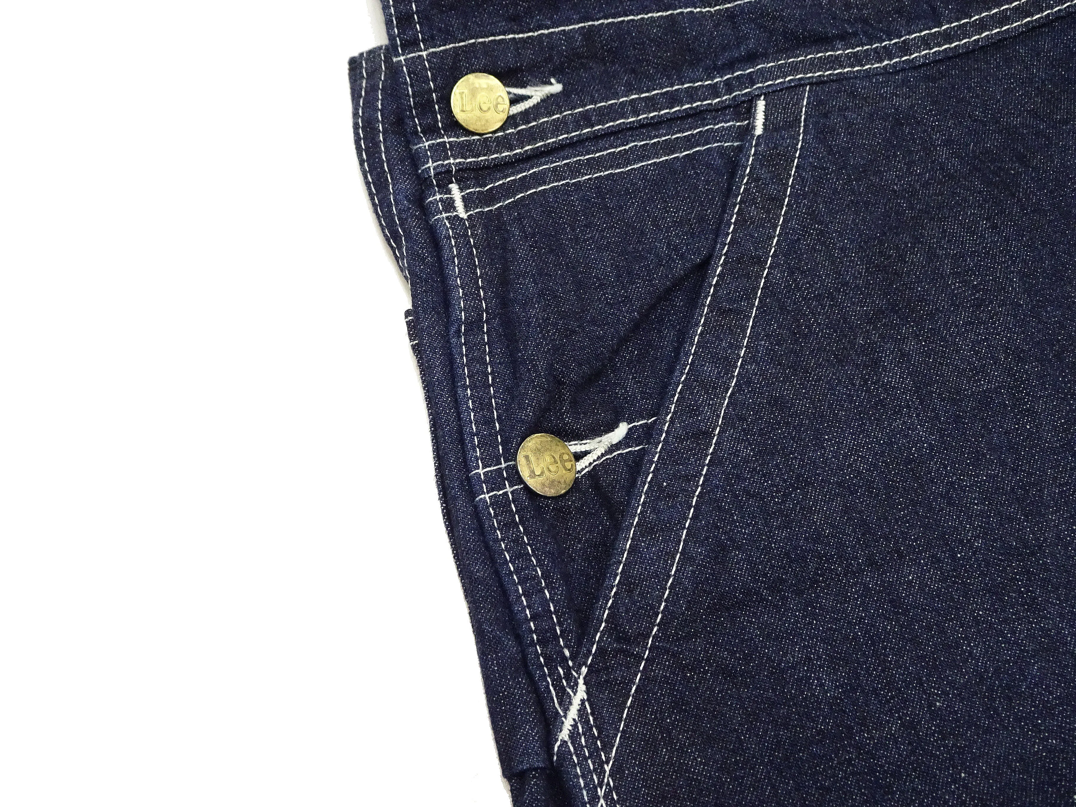 Lee Overalls Men's Casual Fashion Bib Overall High-Back LM7254 LM7254-2100 Rince Deep Blue Indigo