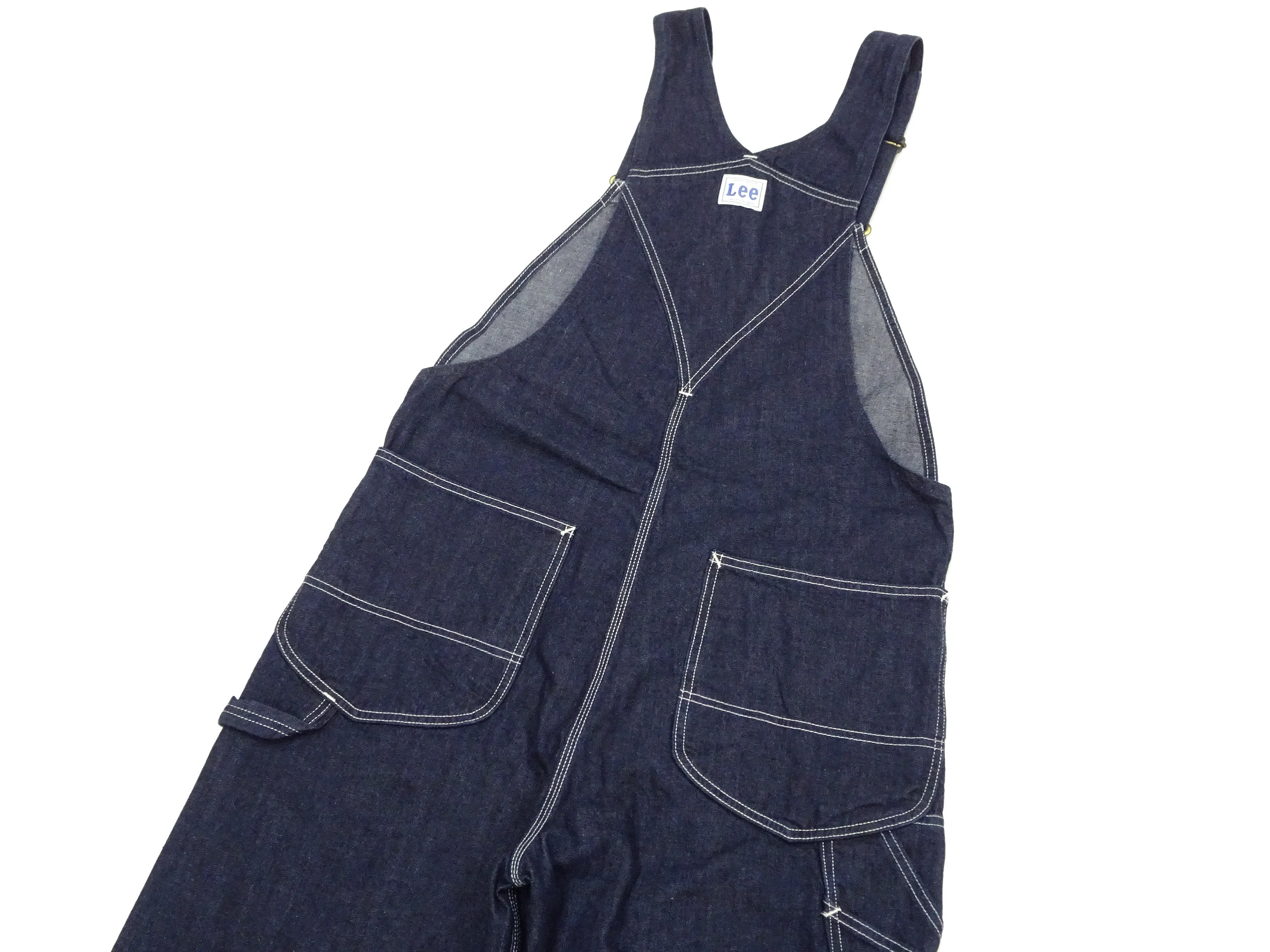 Lee Overalls Men's Casual Fashion Bib Overall High-Back LM7254 LM7254-2100 Rince Deep Blue Indigo