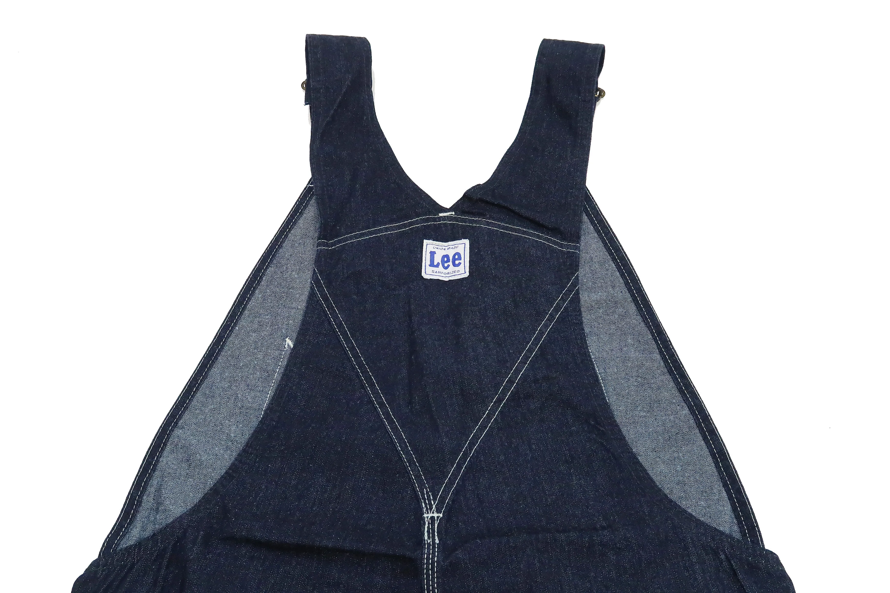 Lee Overalls Men's Casual Fashion Double Knee Denim Bib Overall High-Back LM8605 LM8605-100