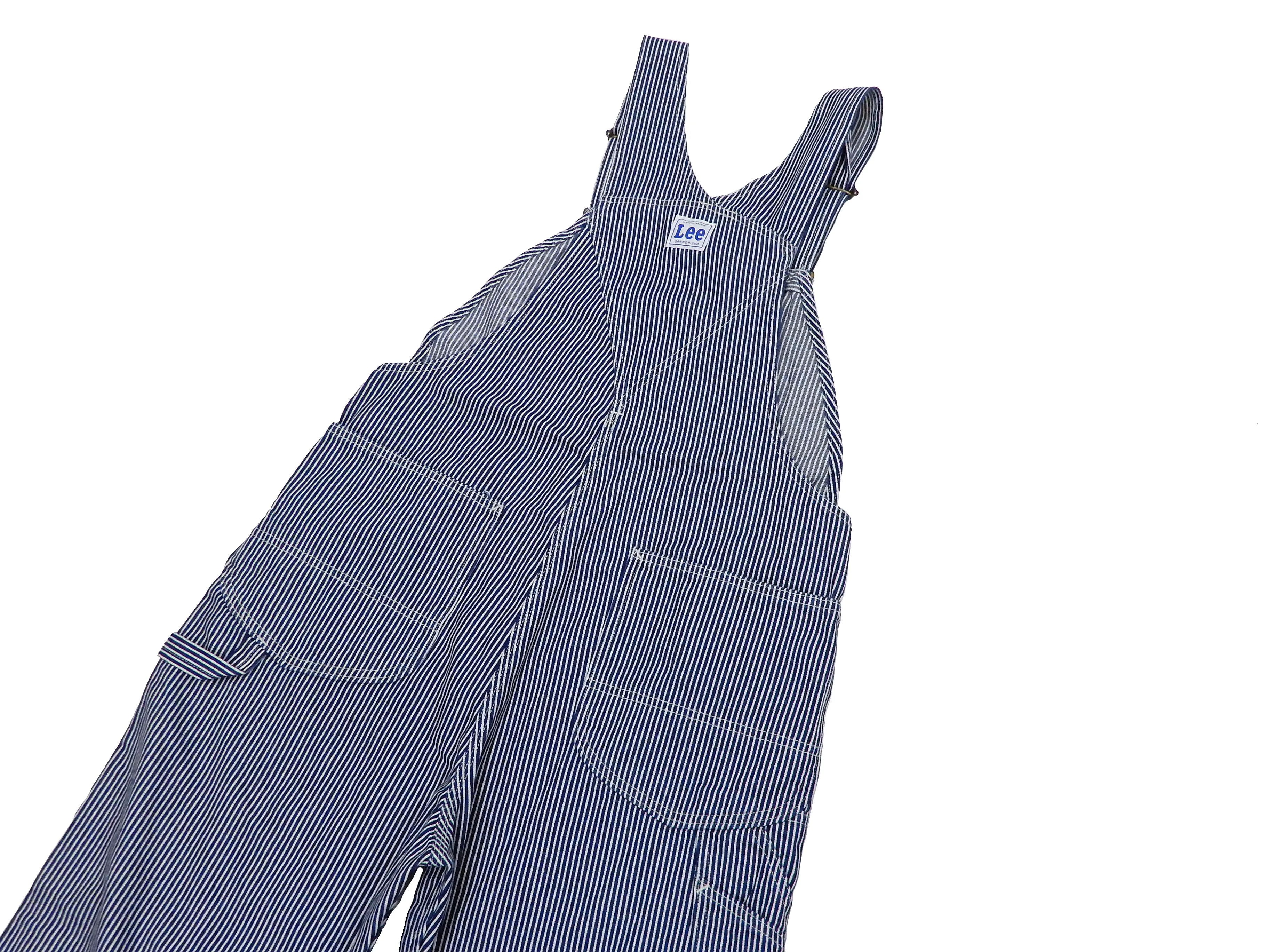 Lee Overalls Men's Casual Fashion Hickory Stripe Bib Overall High-Back LM7254 LM7254-1104