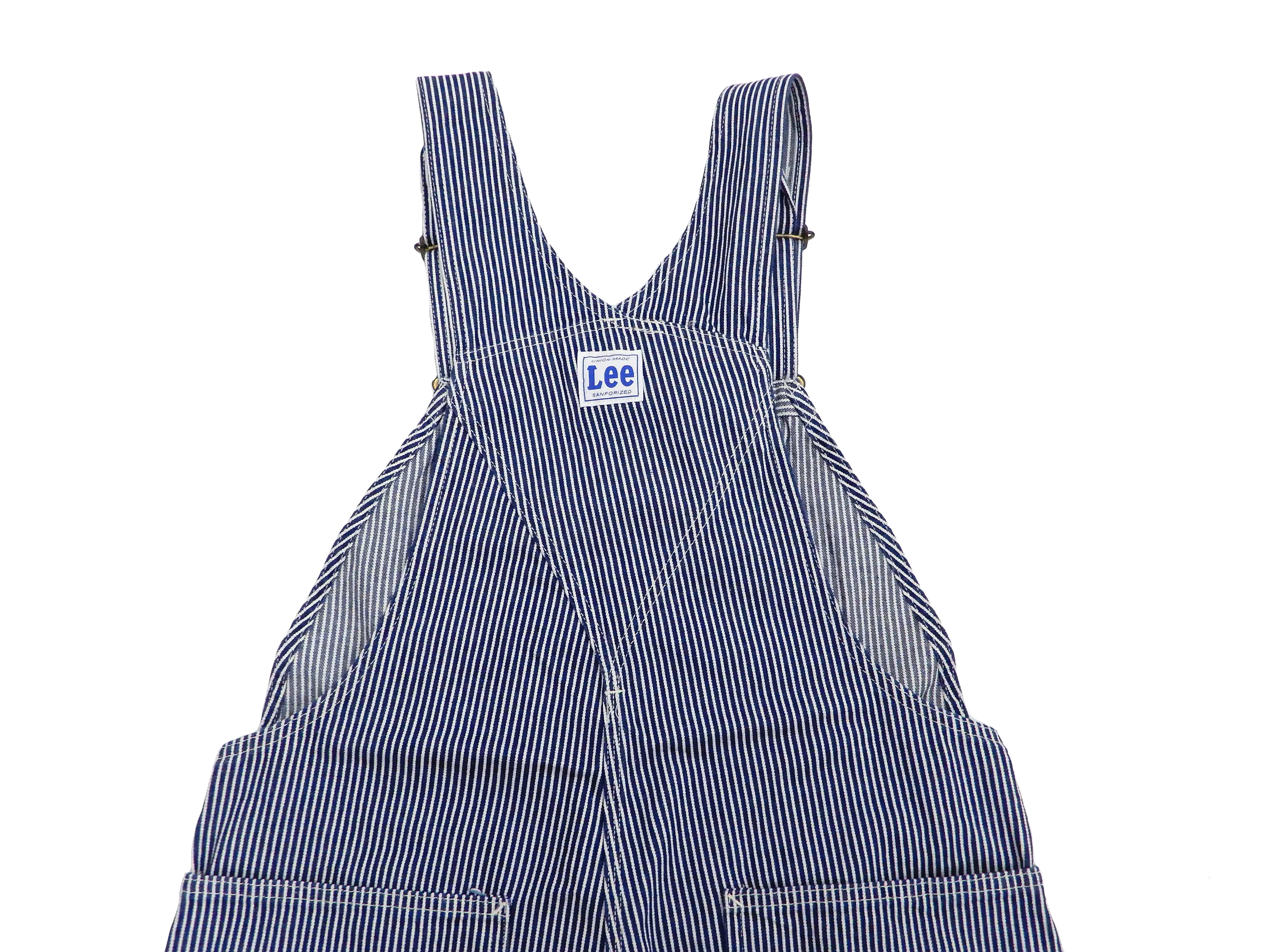 Lee Overalls Men's Casual Fashion Hickory Stripe Bib Overall High-Back LM7254 LM7254-1104