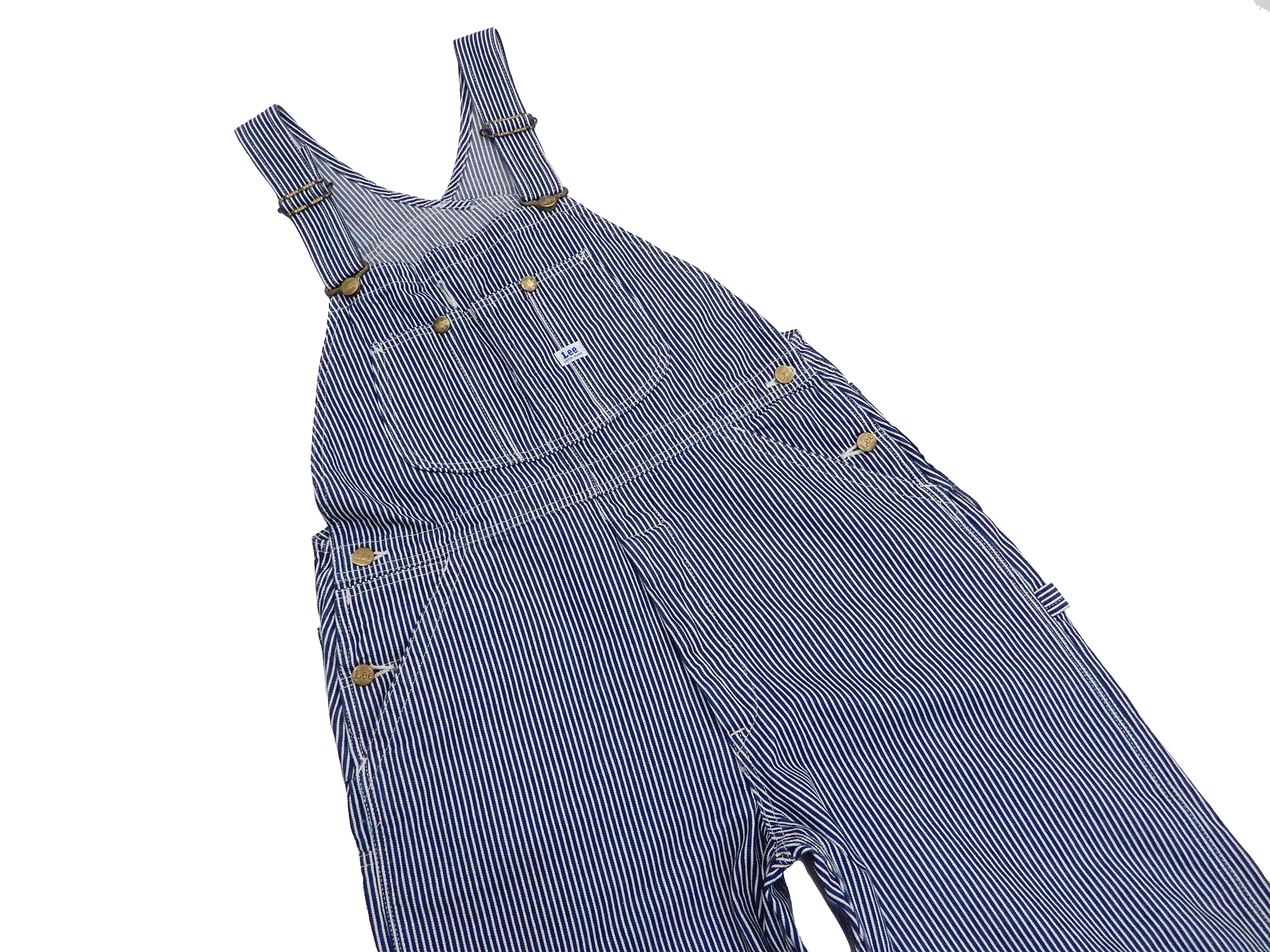 Lee Overalls Men's Casual Fashion Hickory Stripe Bib Overall High-Back LM7254 LM7254-1104