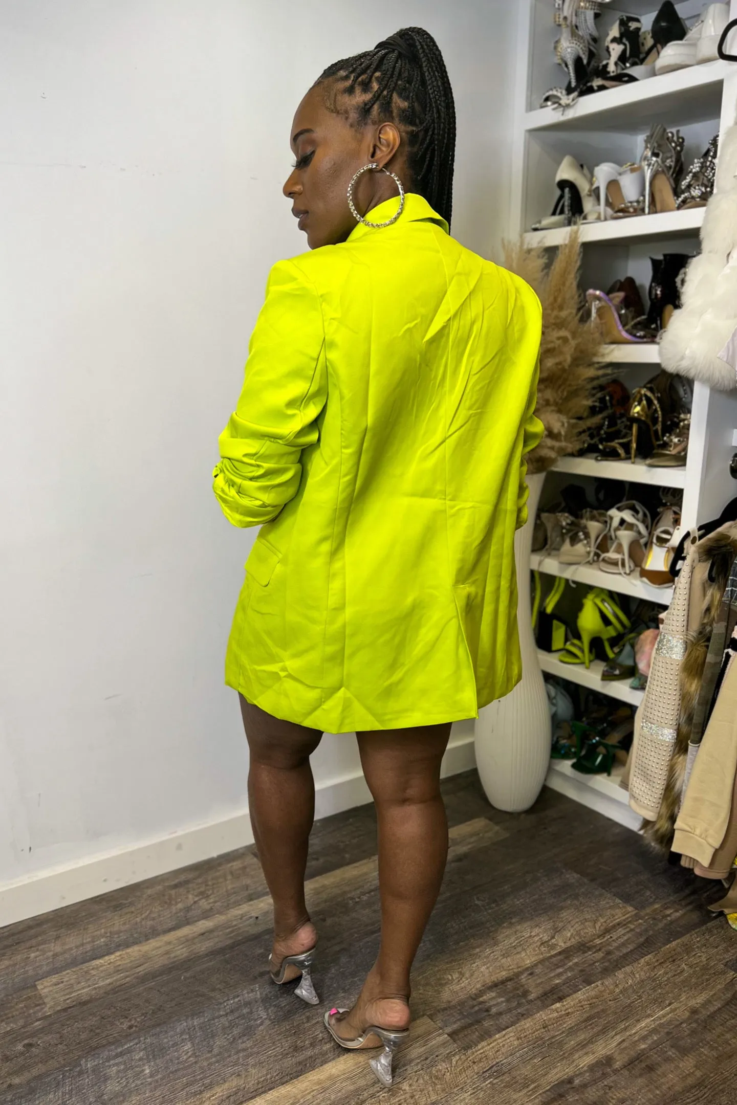 LIME MINI SKIRT