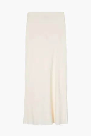 LONG SATIN SKIRT
