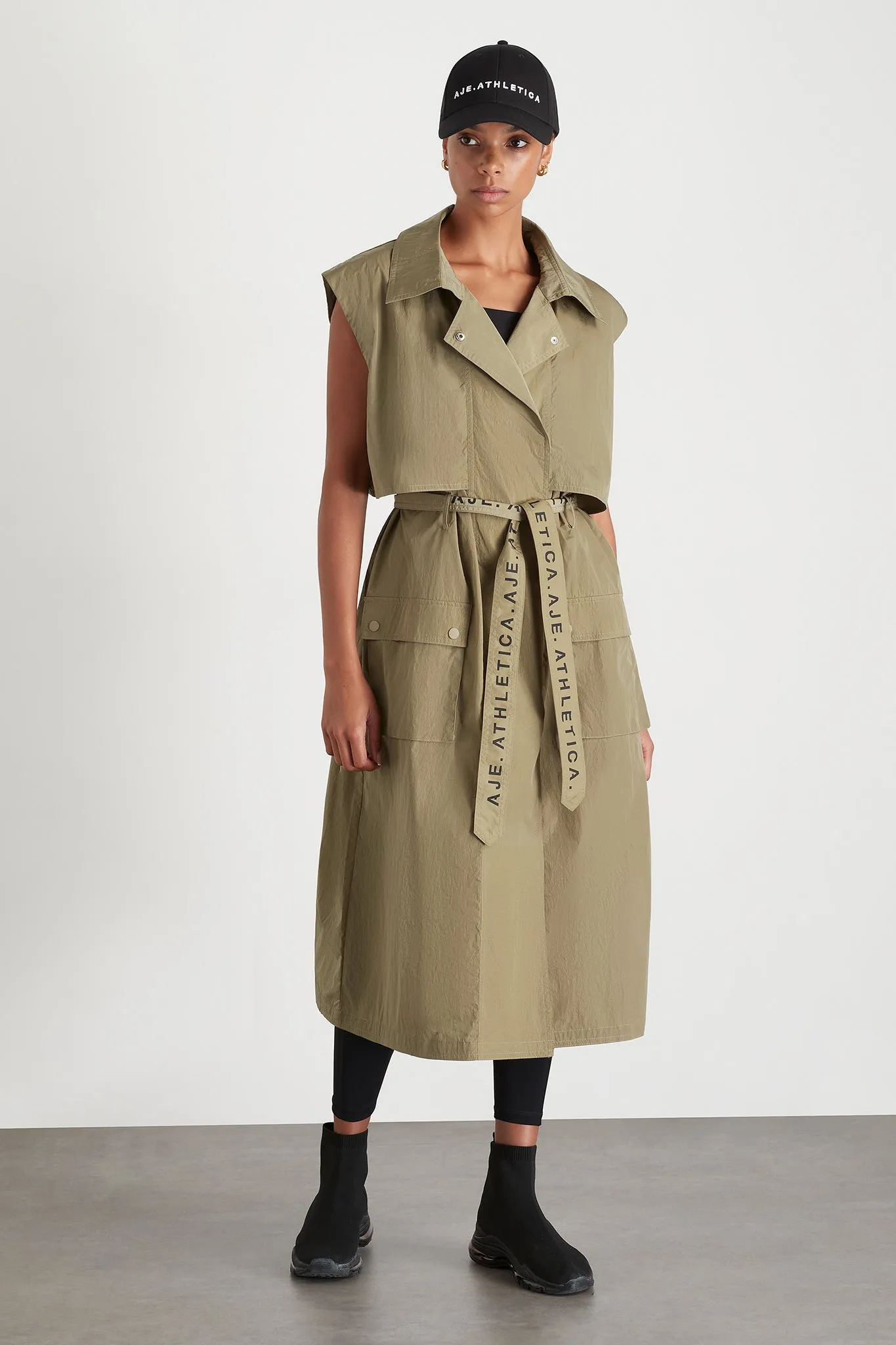 Longline Belted Vest 703