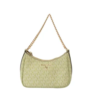 Michael Kors Green Jet Set Charm Logo Small Shoulder Bag
