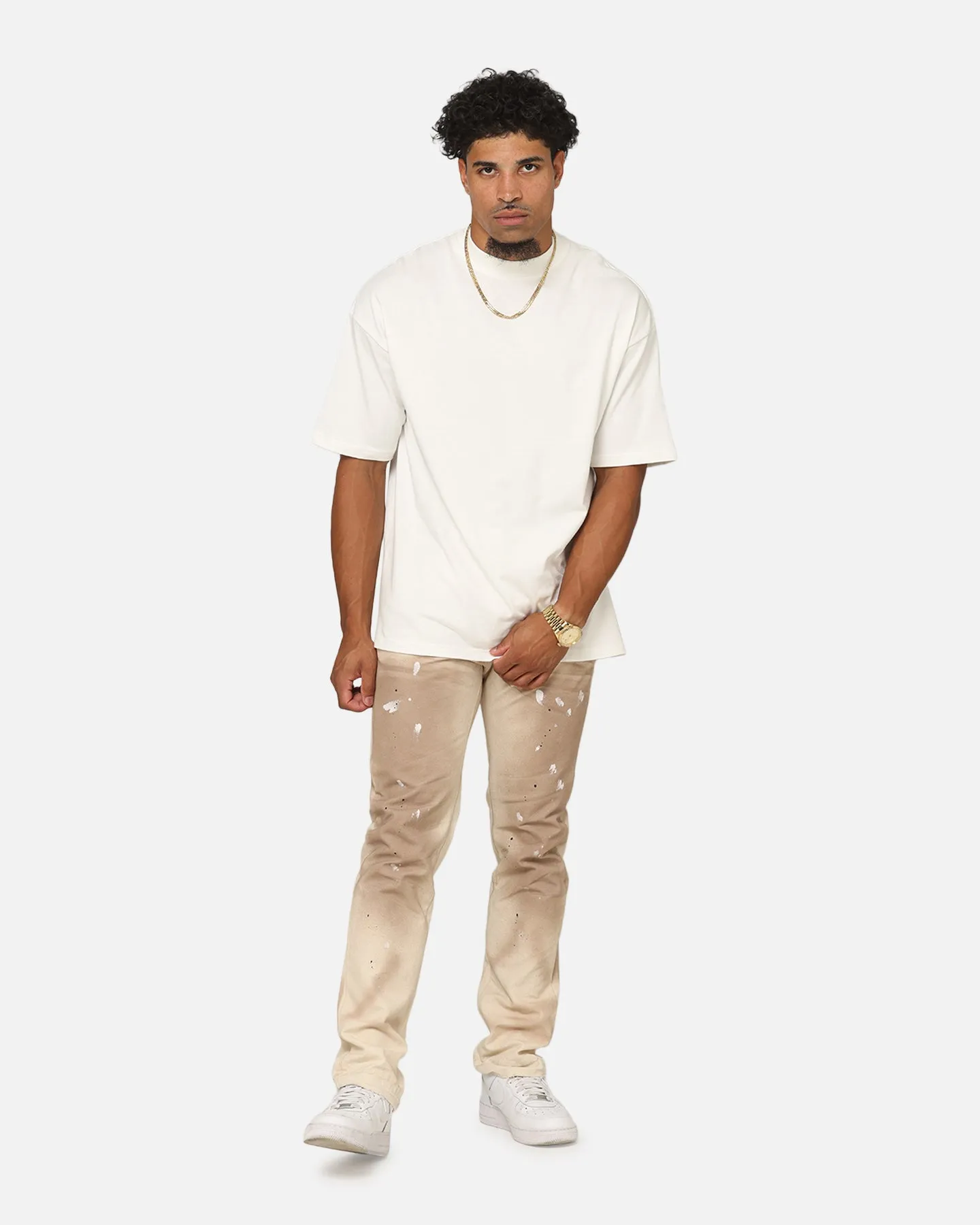 MNML D713 Dust Denim Jeans Cream