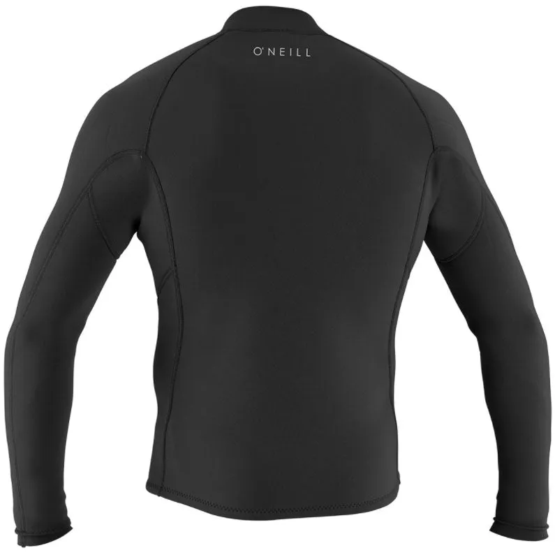 O'Neill Reactor II 1.5mm Front Zip Long Sleeve Jacket - Black