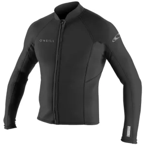 O'Neill Reactor II 1.5mm Front Zip Long Sleeve Jacket - Black