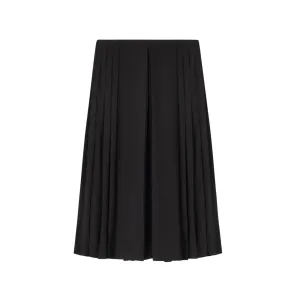Pleated Panel Skirt | Black [Final Sale]