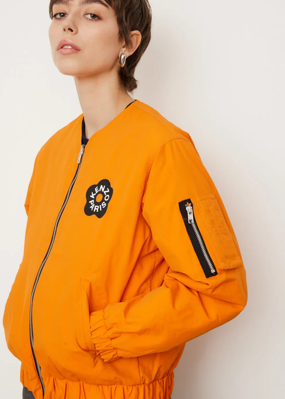 Printed Quilted Jacket