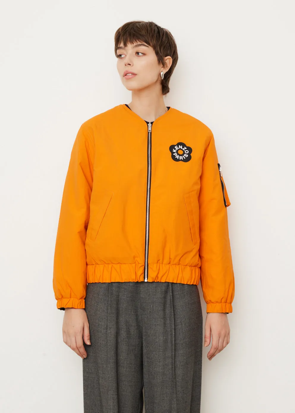 Printed Quilted Jacket