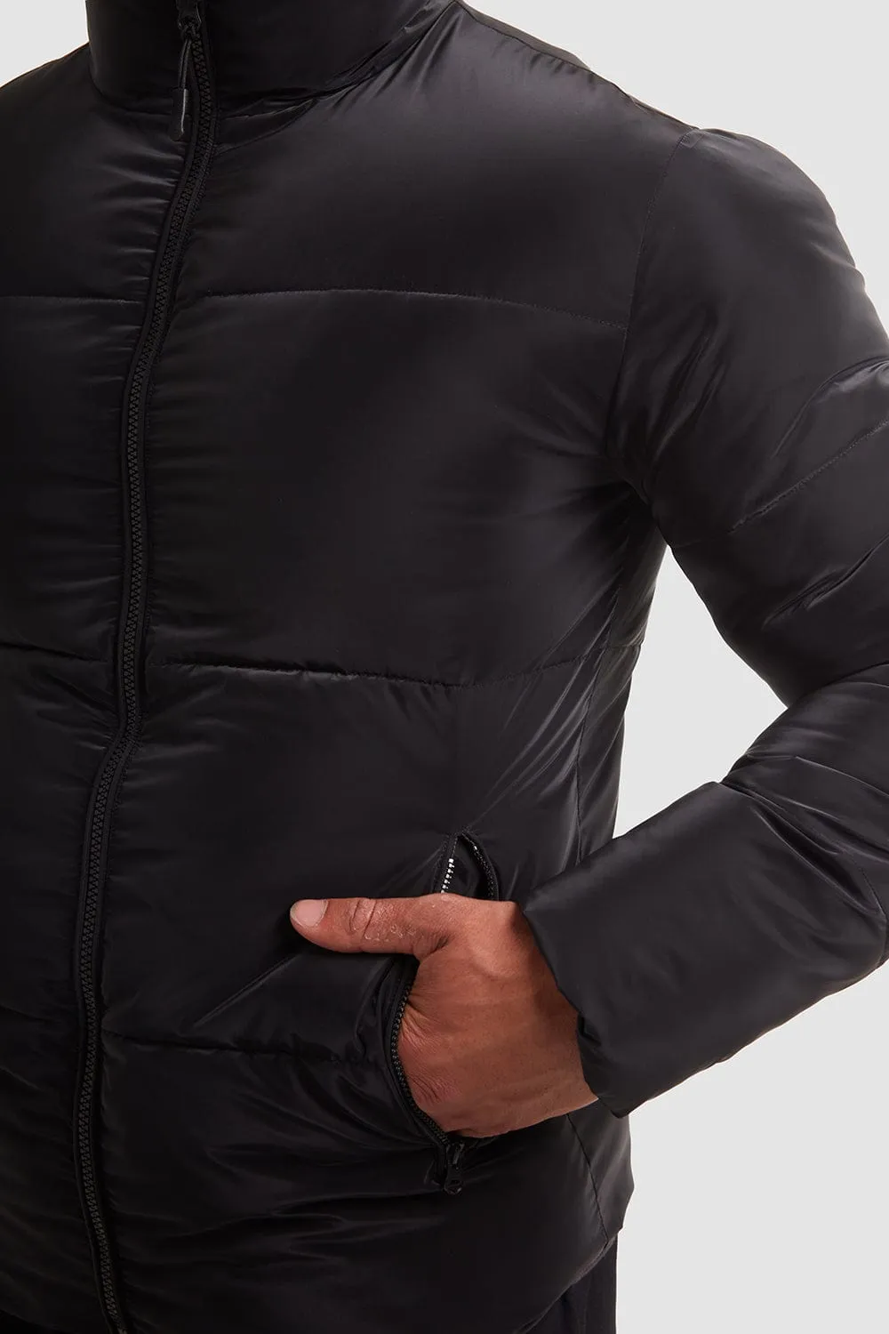 Puffa Jacket in Black
