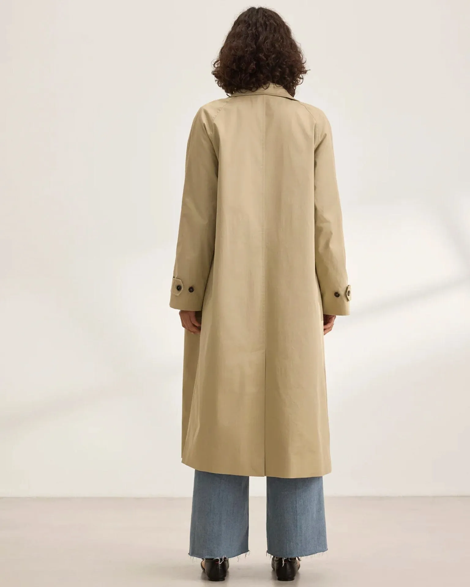 Raheal Trench Coat in Khaki