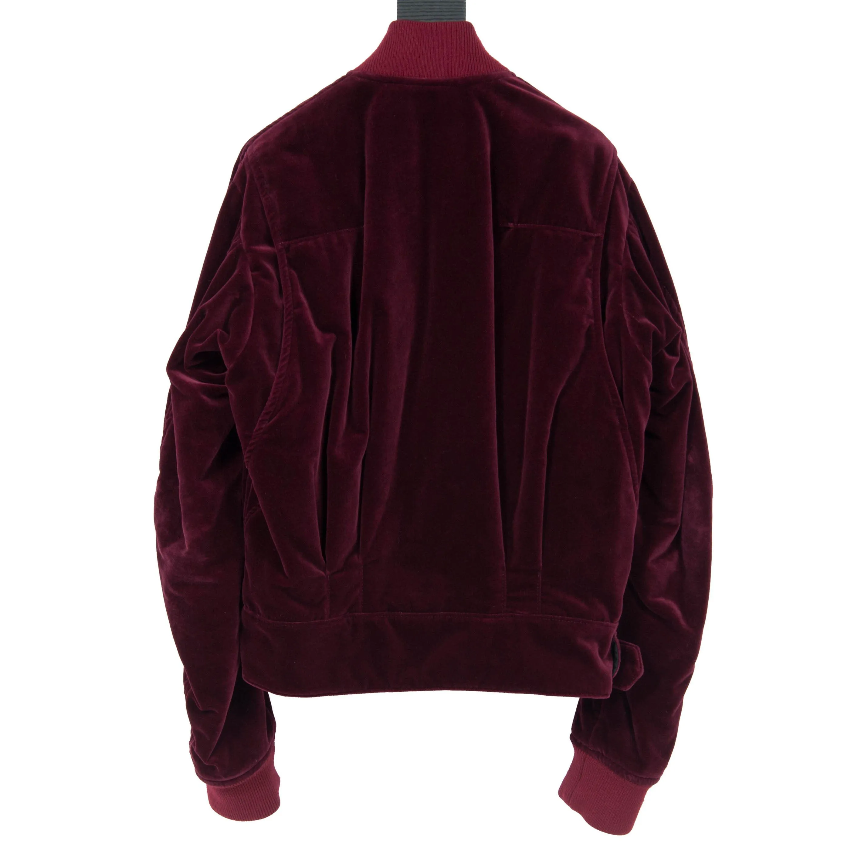 Red Velvet Bomber Jacket