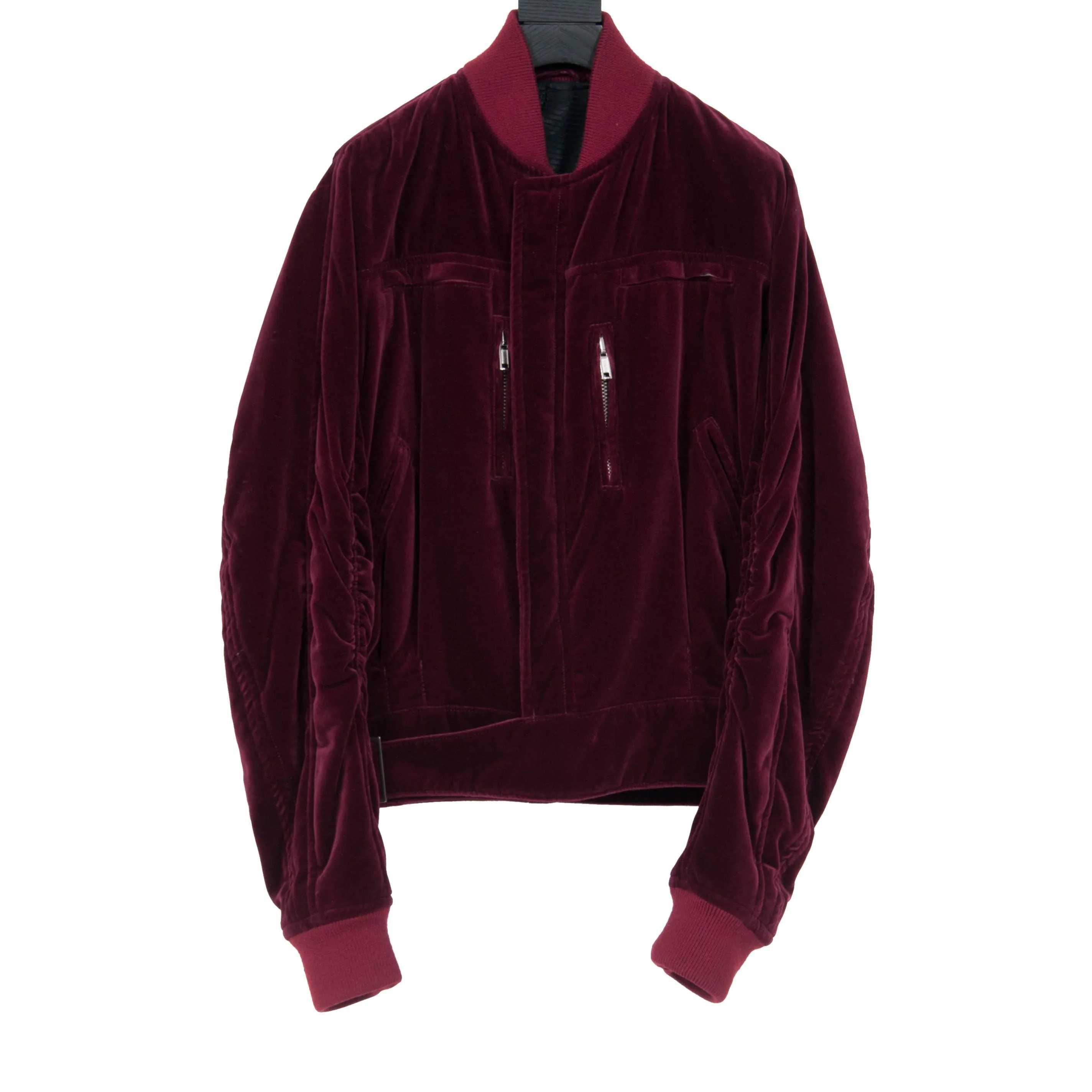 Red Velvet Bomber Jacket
