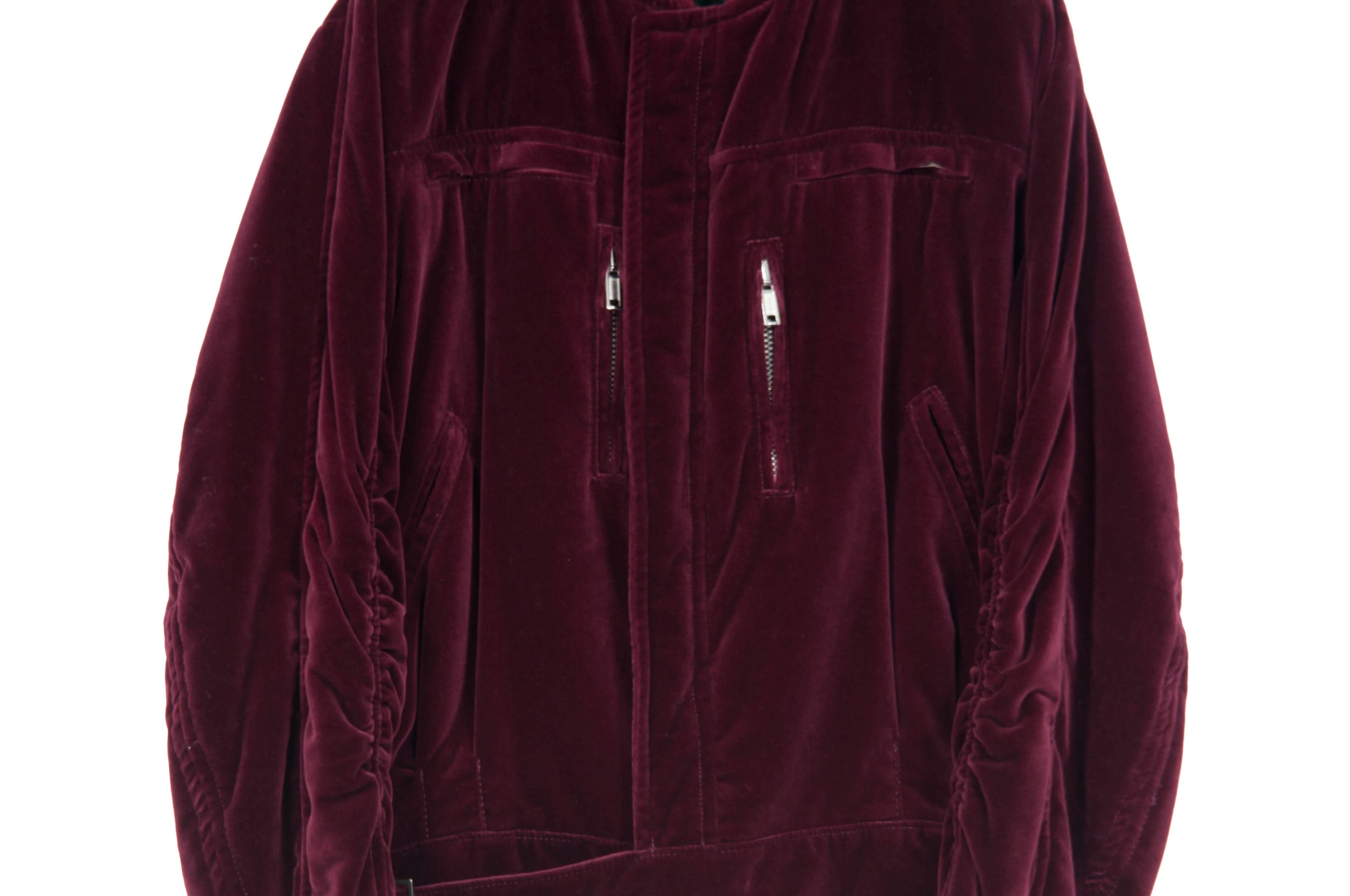 Red Velvet Bomber Jacket