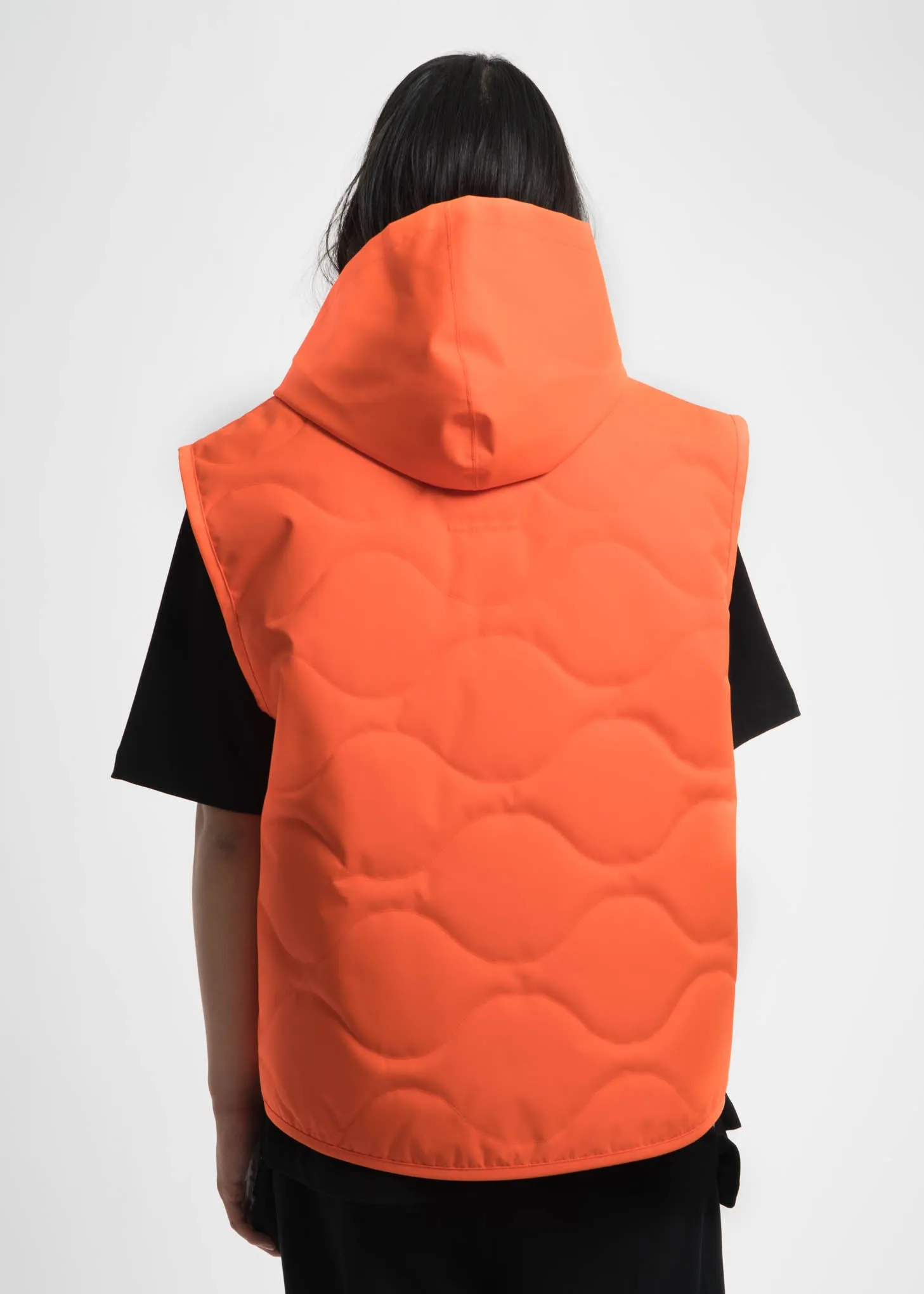Safety Orange Quilted Vest