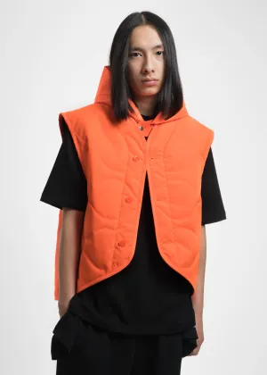Safety Orange Quilted Vest