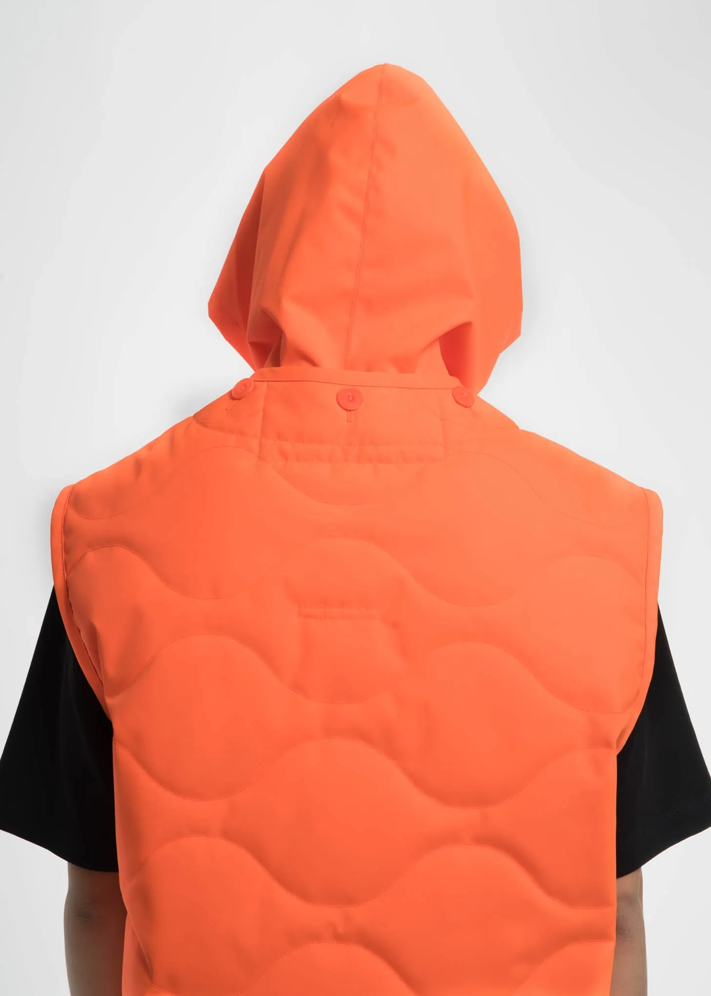 Safety Orange Quilted Vest