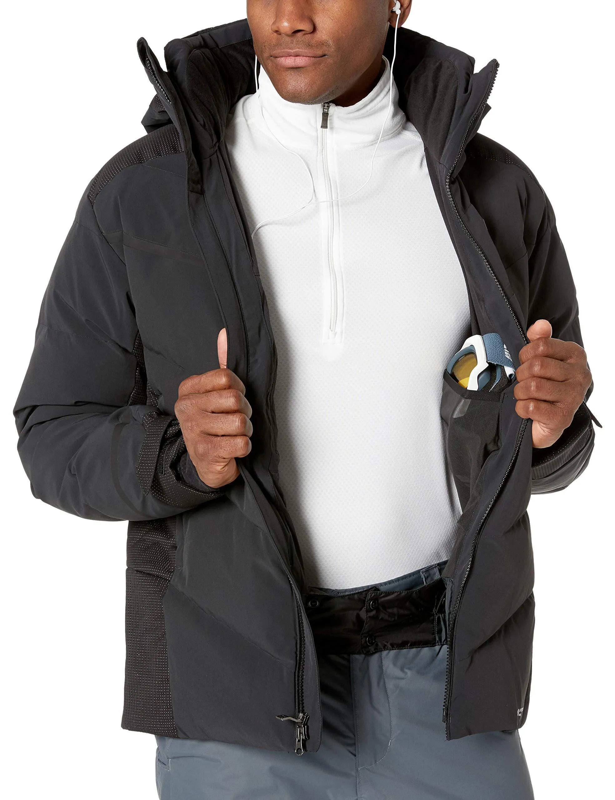 Salomon Men's Whitebreeze Down JACKET , Black, Medium