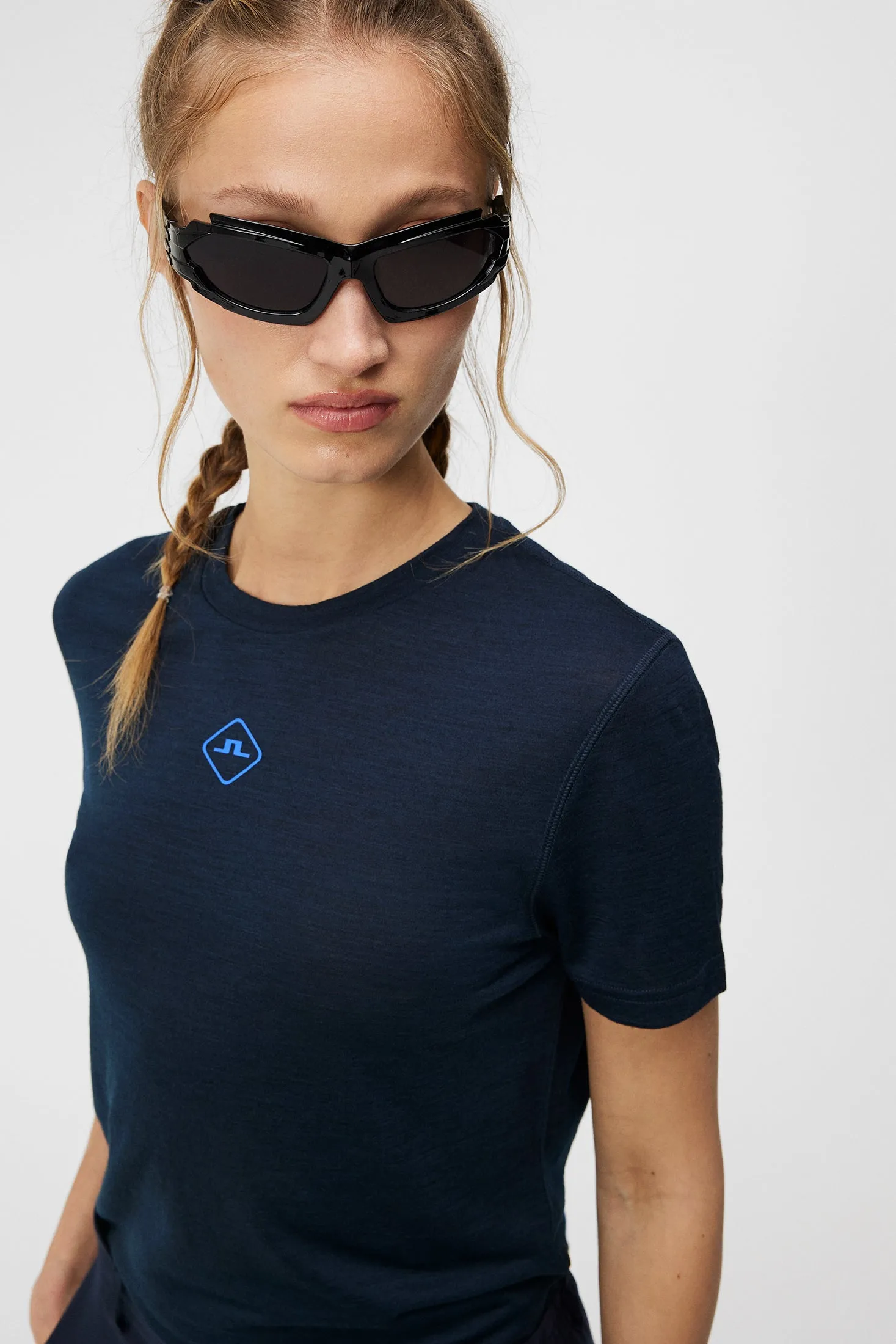 Shauna Wool T-shirt / JL Navy