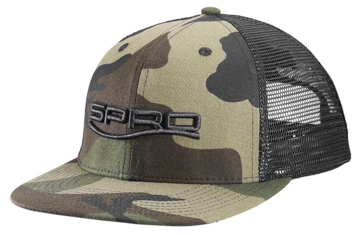 SPRO FLATBILL HAT CAMO/BLACK BLACK
