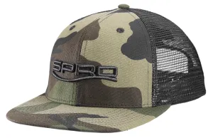 SPRO FLATBILL HAT CAMO/BLACK BLACK