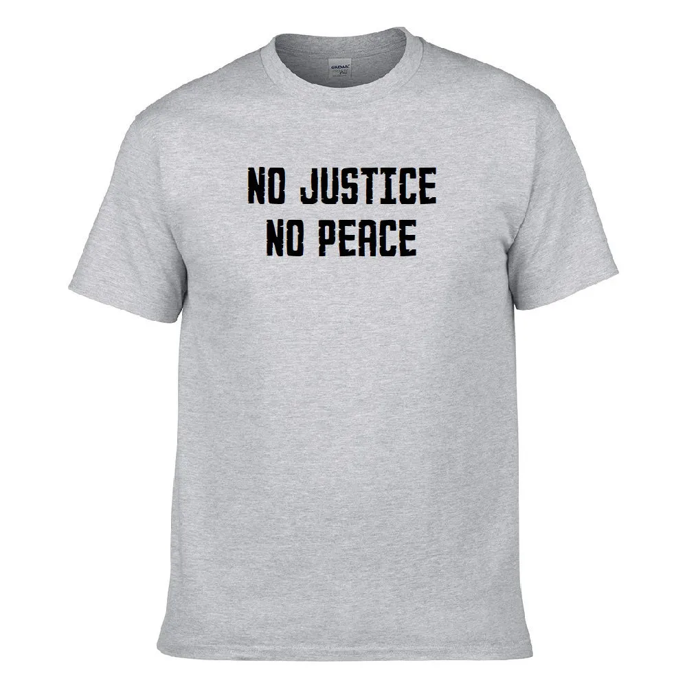UT NO JUSTICE NO PEACE Premium Slogan T-Shirt