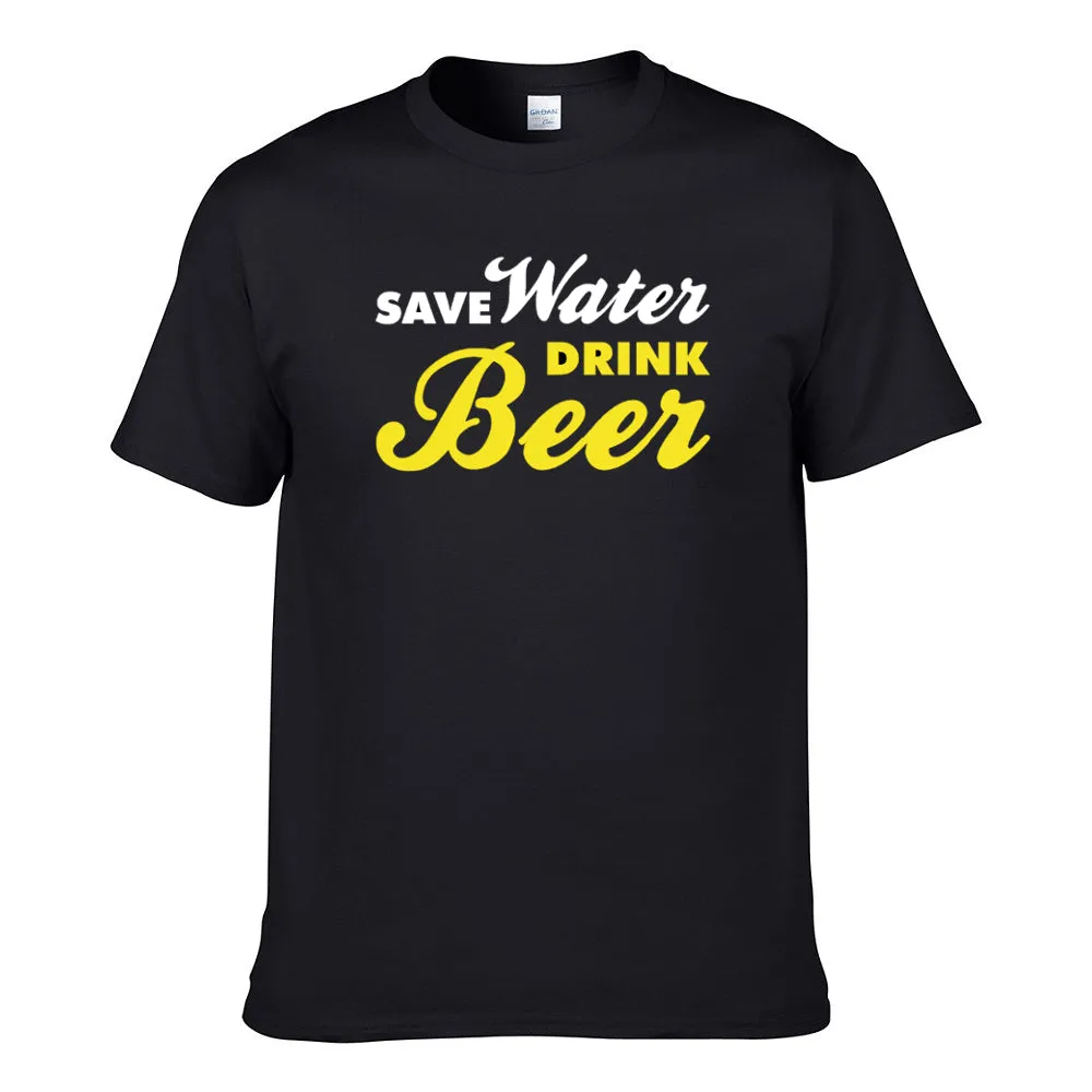 UT SAVE WATER DRINK BEER Premium Slogan T-Shirt