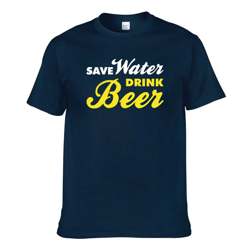 UT SAVE WATER DRINK BEER Premium Slogan T-Shirt