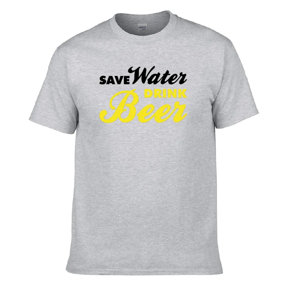 UT SAVE WATER DRINK BEER Premium Slogan T-Shirt