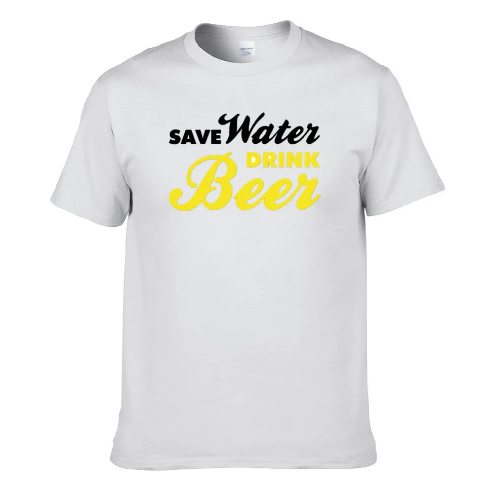 UT SAVE WATER DRINK BEER Premium Slogan T-Shirt