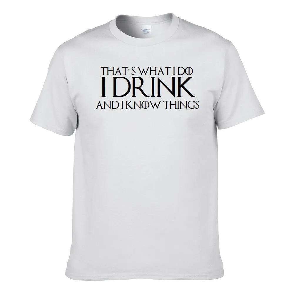 UT THAT'S WHAT I DO I DRINK Premium Slogan T-Shirt