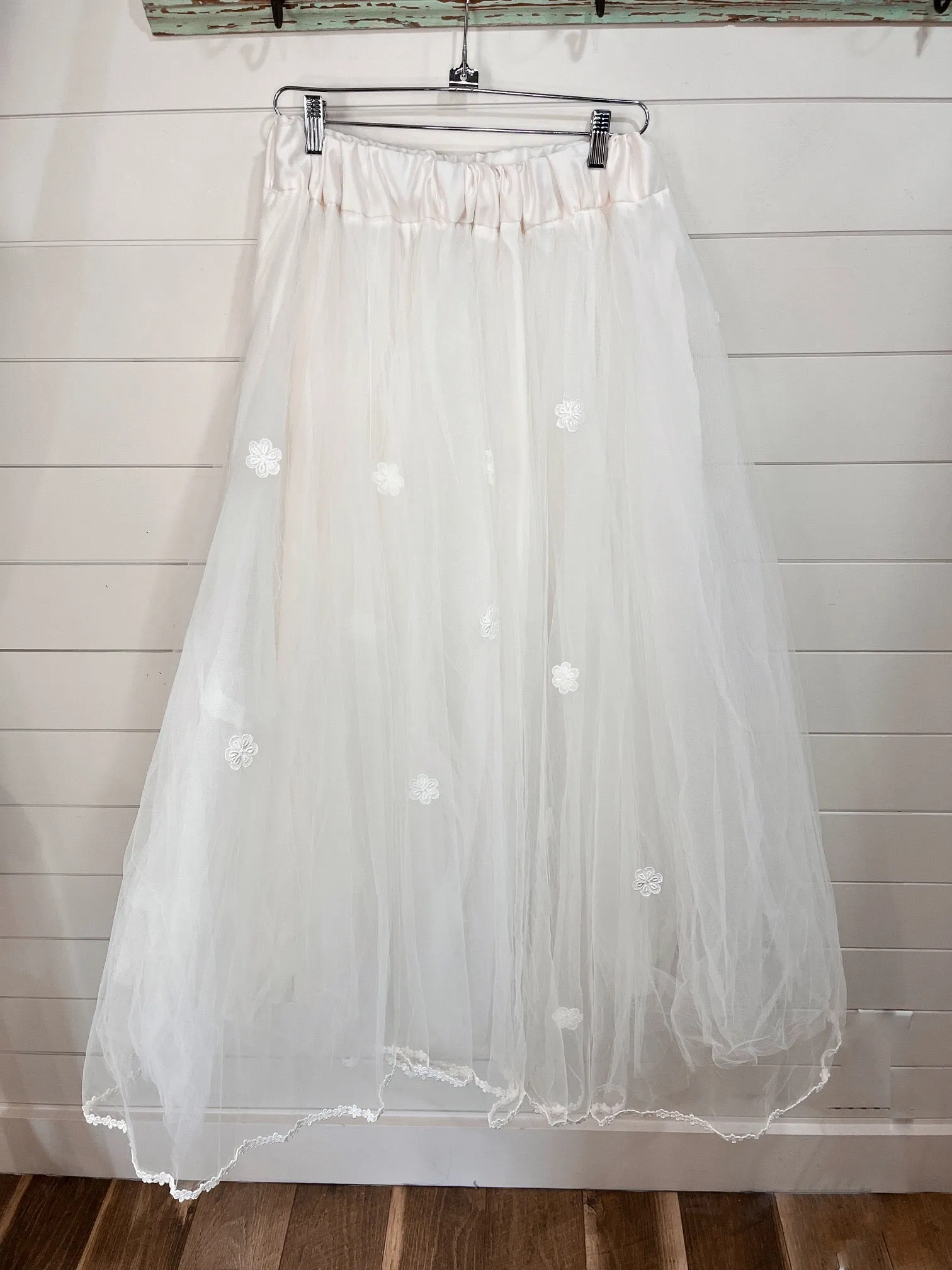 Vintage Wedding Dress Skirt