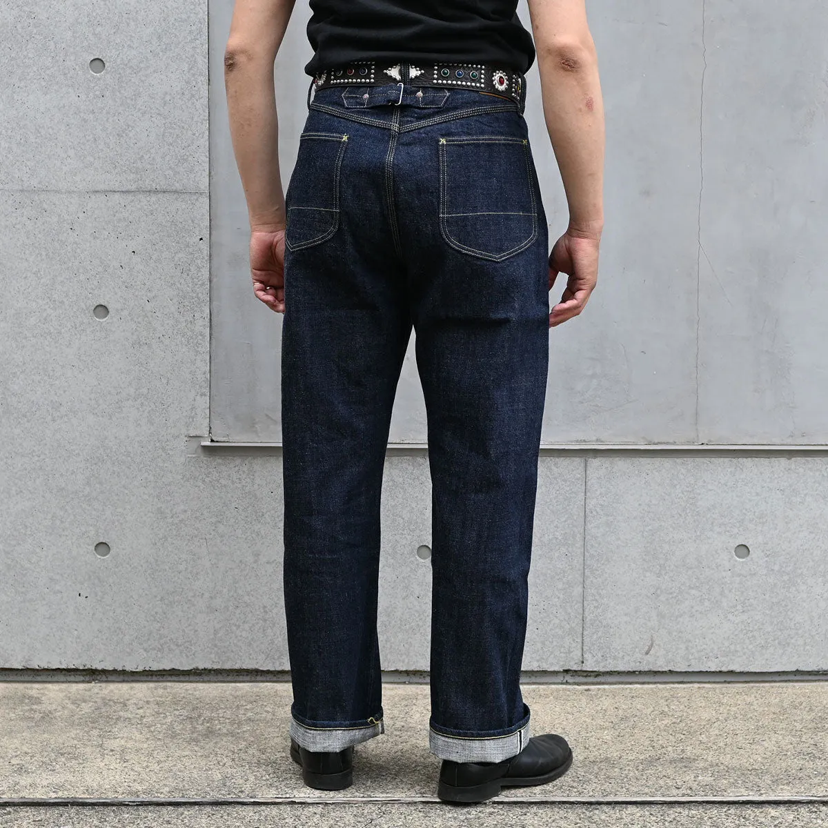 Waist Overalls Dirt Denim / Lot.1604