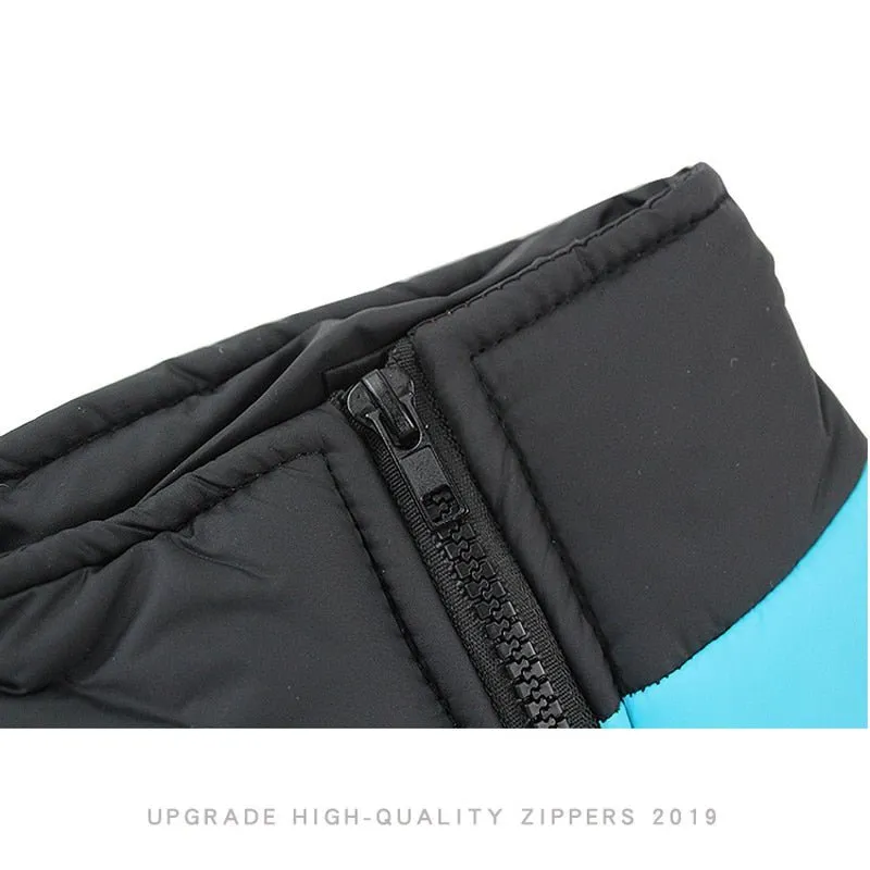 Waterproof Padded Dog Jacket with Zipper - Cozy & Protective for Small to Large Dogs!