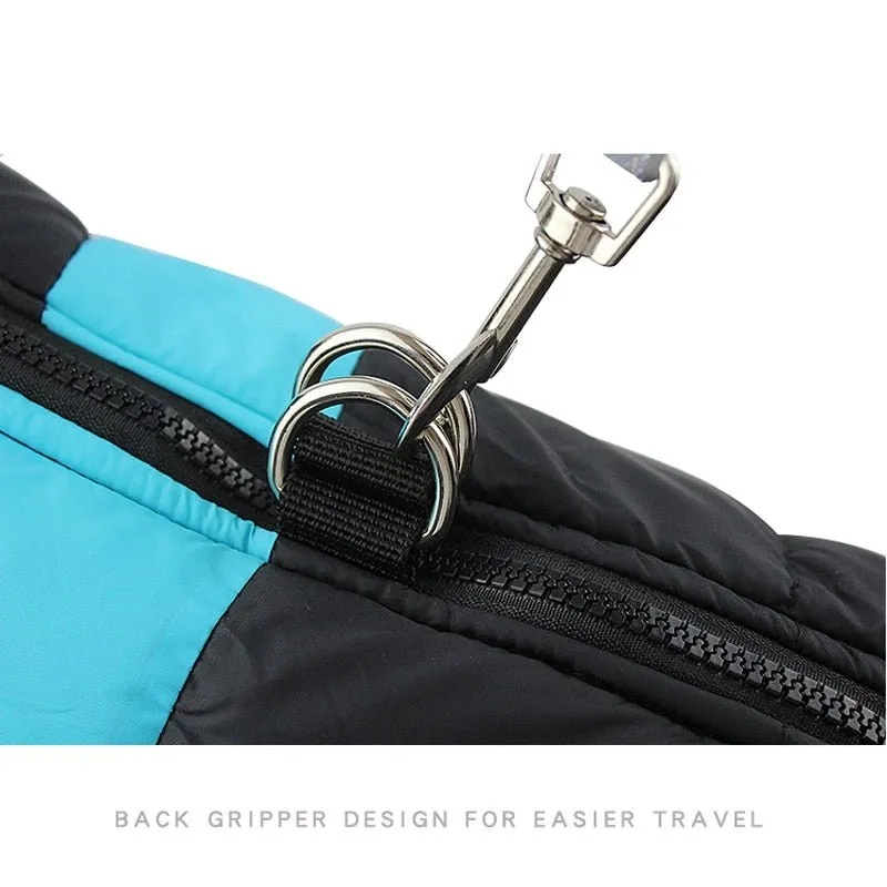 Waterproof Padded Dog Jacket with Zipper - Cozy & Protective for Small to Large Dogs!