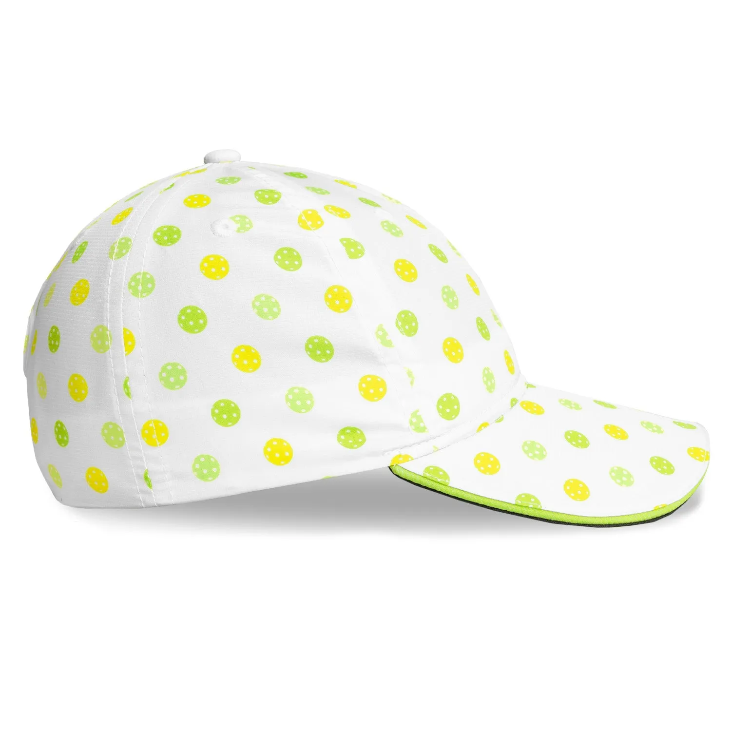 White Neon Performance Pickleball Hat
