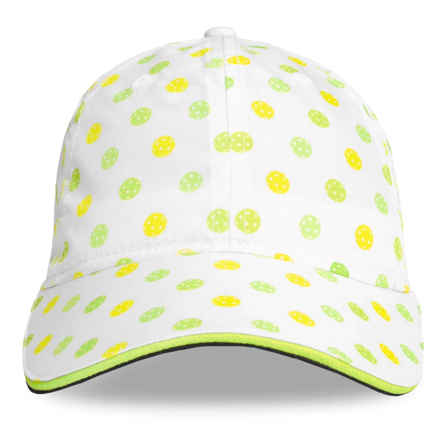 White Neon Performance Pickleball Hat