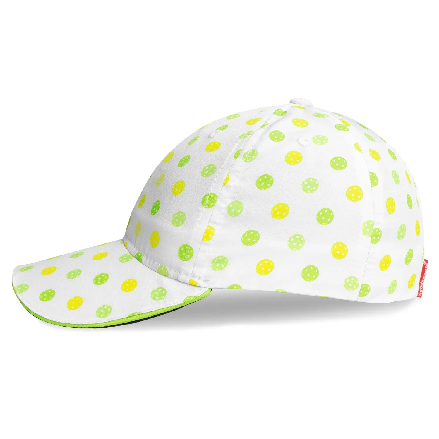 White Neon Performance Pickleball Hat