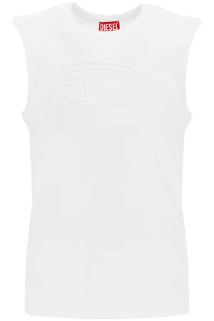Wide-Neck Cotton Tank Top