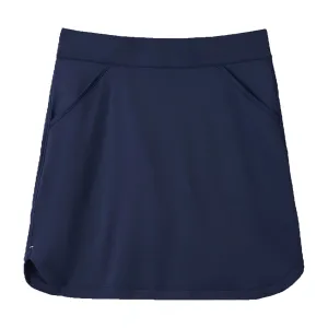 Womens Alice Petal Hem Skort Navy - 2025