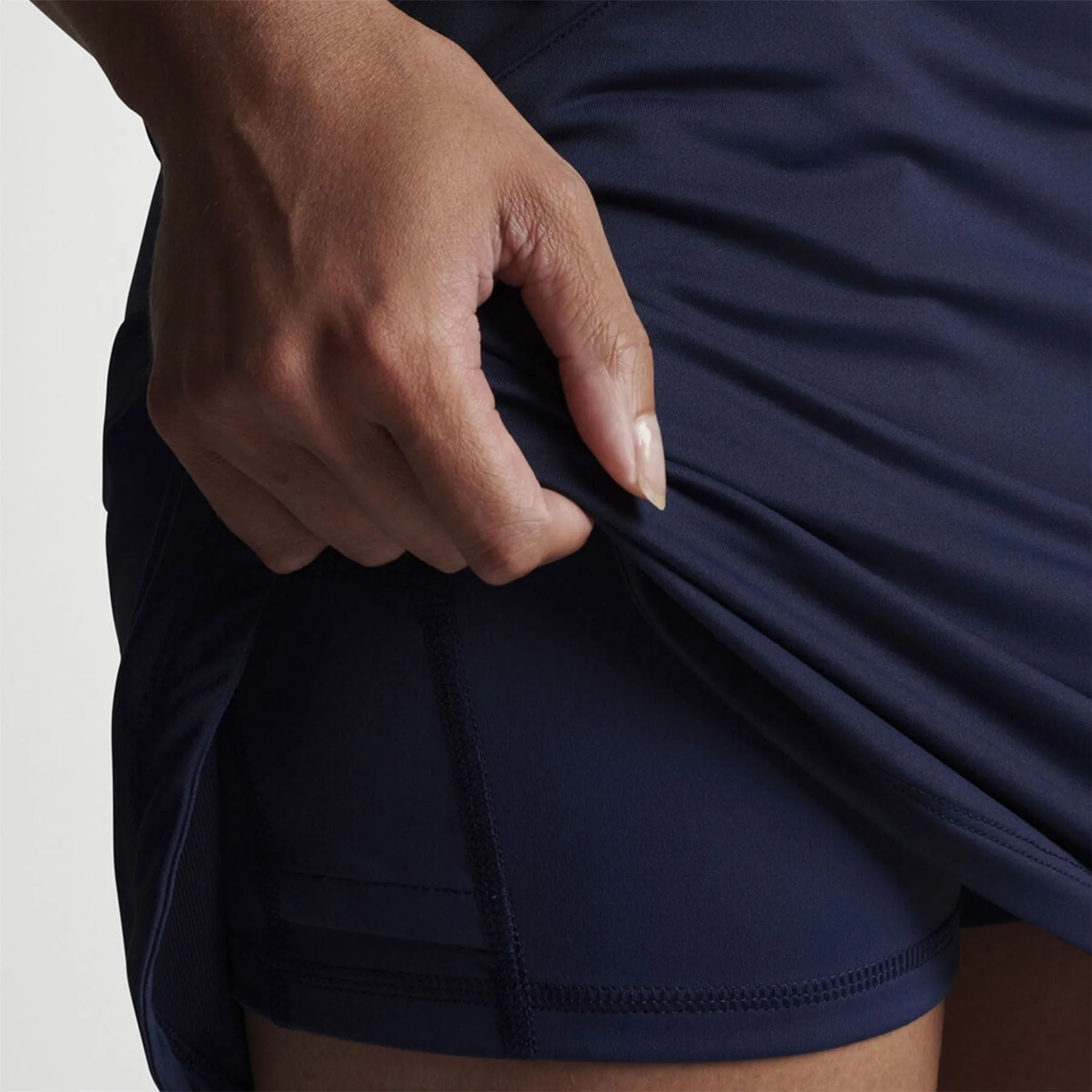 Womens Alice Petal Hem Skort Navy - 2025