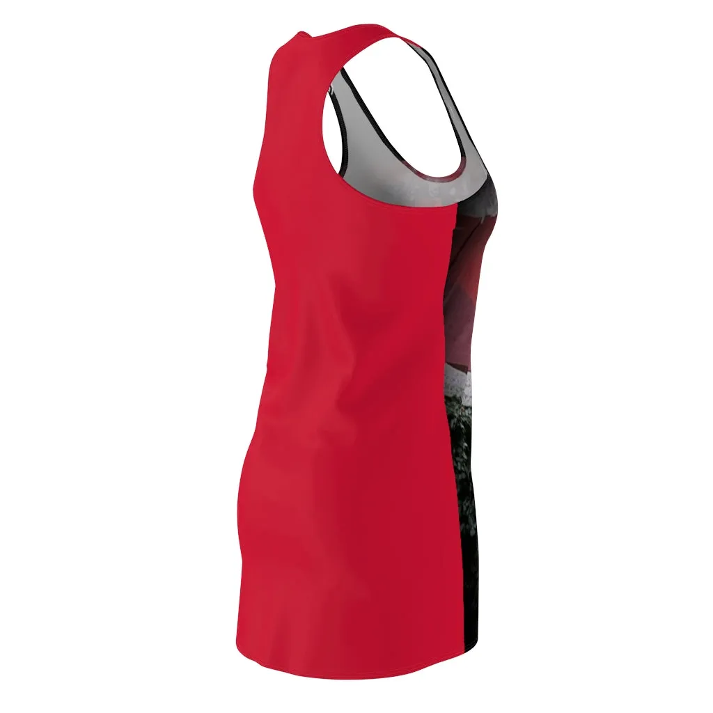 Women's Cut & Sew Racerback Parrot  Dress