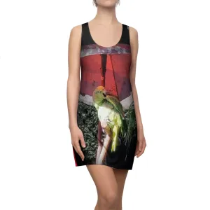 Women's Cut & Sew Racerback Parrot  Dress