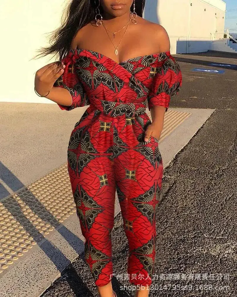 Women’s Off-Shoulder Overalls – New Jumpsuit