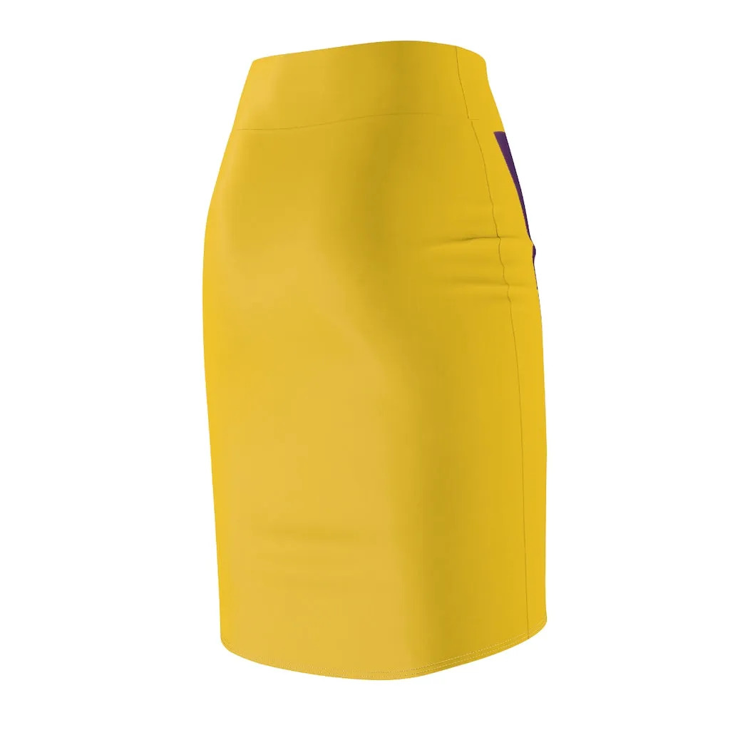 Women's Pencil Skirt  COFFEE